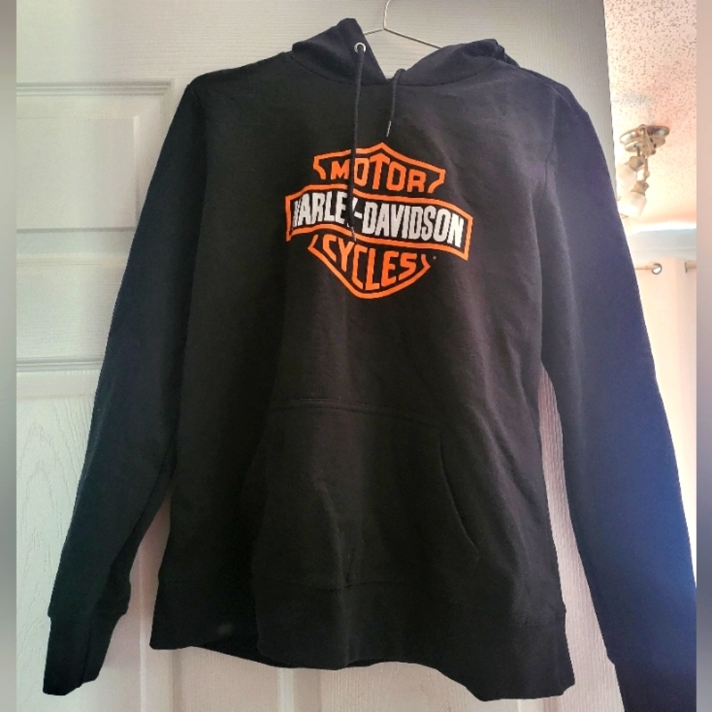 Brand New Harley-Davidson Women's Custom Bar & Shield Pullover Hoodie
